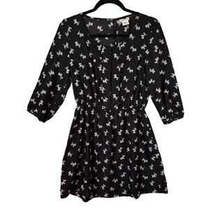 Urban Outfitters Coopertive Dress‎ Size Medium Scottie Dog Black Mini